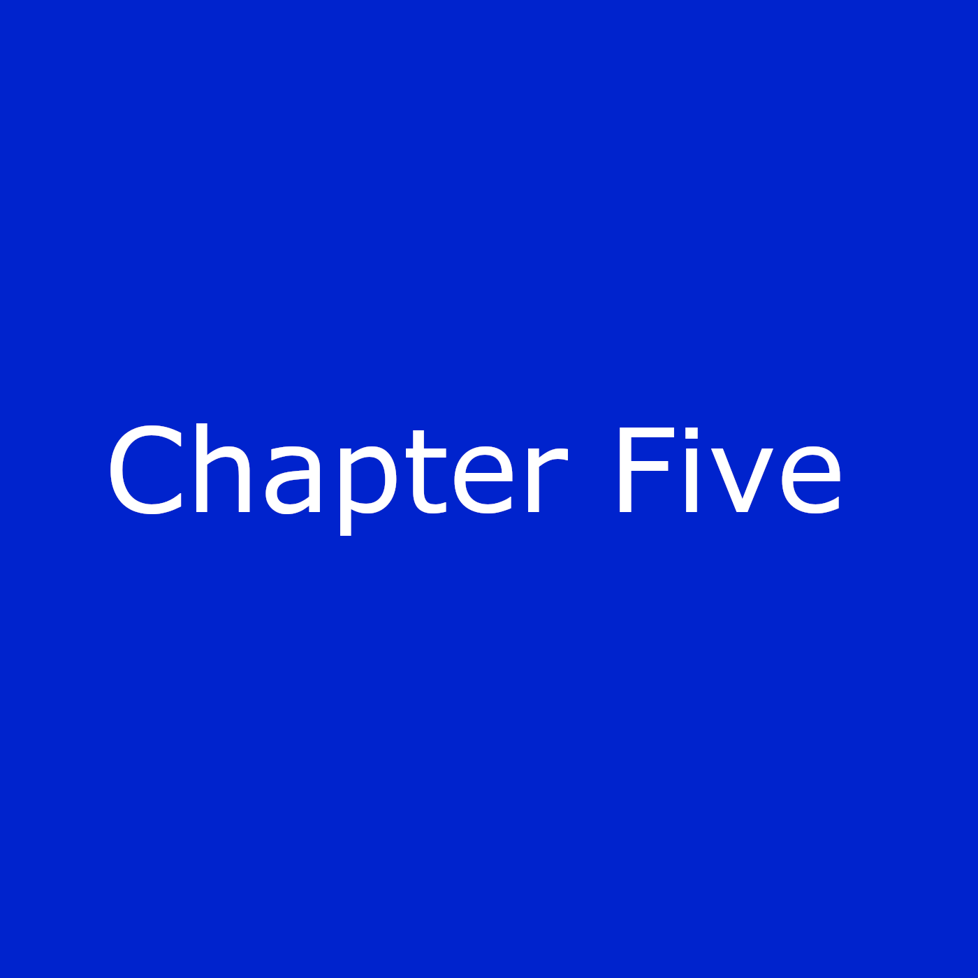 Chapter Five Album