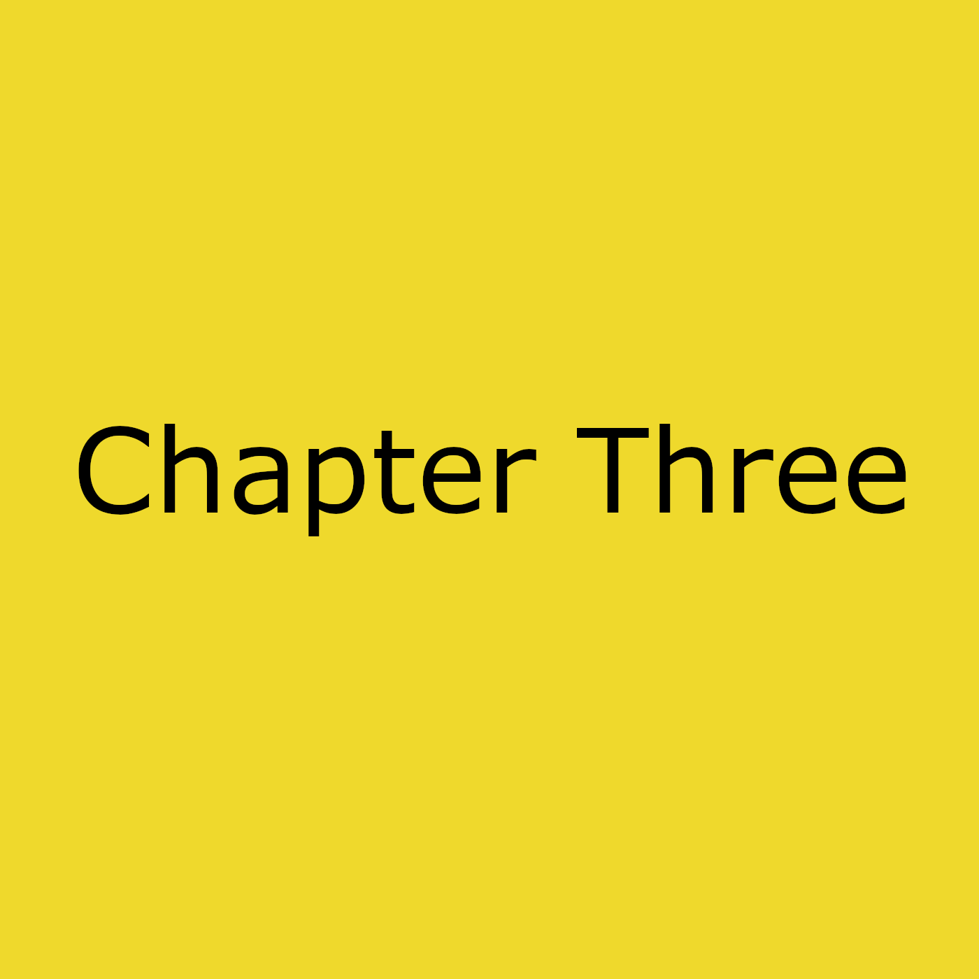 Chapter Three