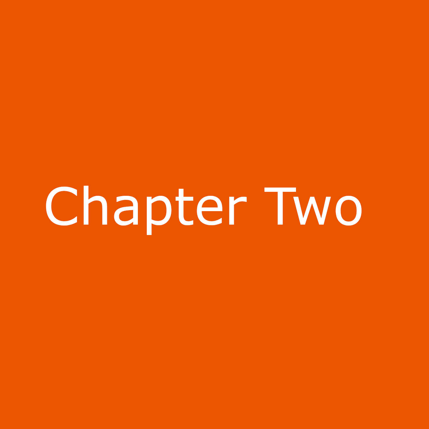 Chapter Two Album